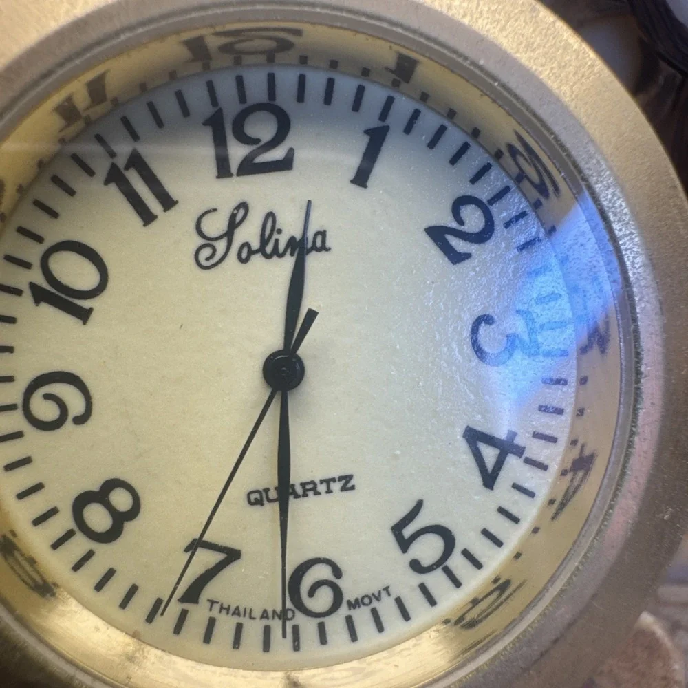 Vintage Solma Station House Table Clock‎ - Excellent Condition- Needs Battery ✨
